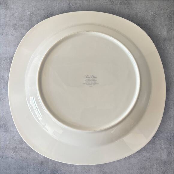 Vintage Mikasa PLATTER Fine China CAVIER L5806 White Gray Black Made in Japan! - Picture 3 of 4